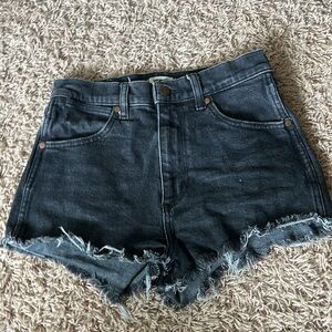 Wrangler Black Jean Shorts